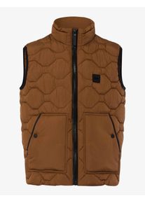 Brax Herren Steppweste Style BOB toffee, braun, Gr. XL