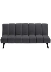 P & B Jugend-, Dunkelgrau, Holz, Eiche, Pappel, Sperrholz, 3-Sitzer, 180x81x93 cm, Liegefunktion, Kinder- & Jugendzimmer, Kinderm&ouml;bel, Kindersitzm&ouml;bel & -tische, Kindersessel & -sofas