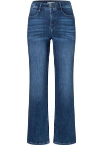 MAC Damen Bootcut-Jeans "LAURA"trendy vintage blau, casual, Gr. 46, Denim/Jeans, Obermaterial: 89% Baumwolle, 8% Polyester, 3% Elasthan, Jeans