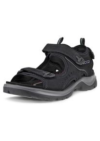 Ecco Damen Trekkingsandale "OFFROAD", Gr. 37, schwarz, Leder, sportlich, Schuhe, Outdoorschuh, Sommerschuh, Freizeitsandale, mit Klettverschlüssen