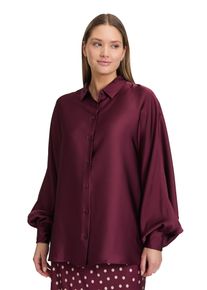 Vera Mont Damen Satinbluse "Vera Mont Satin-Bluse mit Kragen"deep dahlia, elegant, Gr. 44, Obermaterial: 100% Polyester., Blusen