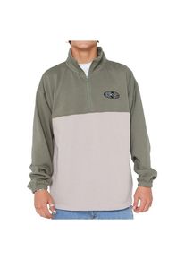 Rip Curl Heritage Oval 1/4 Zip Crew Pullover Herren (Gr S |grau)