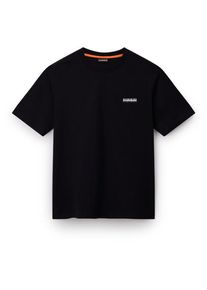 T-Shirt Napapijri S-Small Box S/S Herren (Gr S |schwarz)
