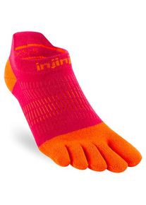 injinji Run Lightweight No-Show Laufsocken Damen (Gr XS/S |rot)