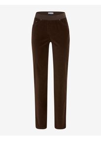 Raphaela by Brax Damen Cordhose Style PAMINA MARRONE, dunkelbraun, Gr. 50K