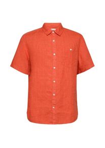 KnowledgeCotton Apparel Regular Linen S/S Shirt Hemd Men (Gr S |rot)