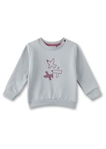 Sanetta Girl Sweatshirt Pure Flower Longsleeve Kinder (Gr 62 |grau)