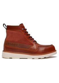 Freizeitstiefel Timberland Britton Mills Mid Lace Up Waterproof Boot Herren (Gr 44,5 |rot |wasserdicht)