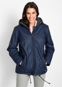 bonprix Leicht wattierte Winterjacke, blau, Gr.56, Vielseitige &Uuml;bergangsjacke mit gro&szlig;er Kapuze zum Wohlf&uuml;hlen