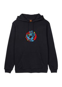 Santa Cruz Hand Dot Front Hood Hoodie Herren (Gr L |schwarz)