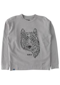 Pullove KAVU KAVU Core Crew Herren (Gr S |grau)