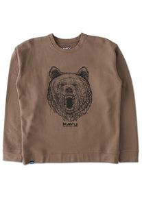 KAVU KAVU Core Crew Pullover Herren (Gr M |braun)