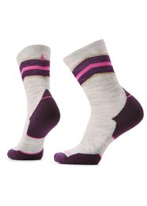 Smartwool Run Targeted Cushion Mid Crew Laufsocken Damen Wandern (Gr L |grau)