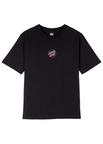 T-Shirt Santa Cruz Mono Stamped Dot T-Shirt Damen (Gr 14 |schwarz)