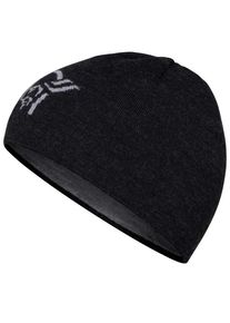 Norröna Norrona /29 Light Merinoull Logo Beanie Mütze (Gr One Size |schwarz)