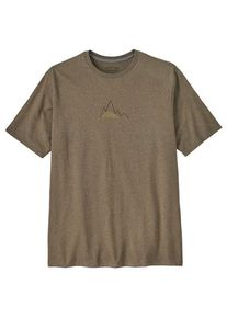 Patagonia Berm Logo Responsibili-Tee T-Shirt Men (Gr L |braun)