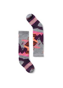 Smartwool Winter F. Cushion Mountain Moose Pattern OTC Multifunktionssocken Kinder Alltag (Gr S |grau)