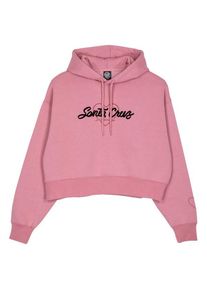 Pullove Santa Cruz Love Script Front Hood Damen (Gr 8 |rosa)