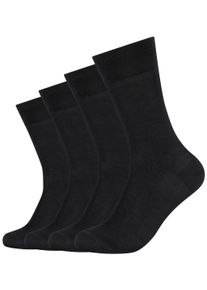 Camano Herren Socken "ca-soft", Gr. 43, schwarz, Baumwolle, Polyamid, unifarben, Socken, mit hoher Verarbeitungsqualität