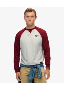 Superdry Herren Vintage Athletic Baseball Oberteil Grey - Gr&ouml;&szlig;e: L 1041210500736I7F003