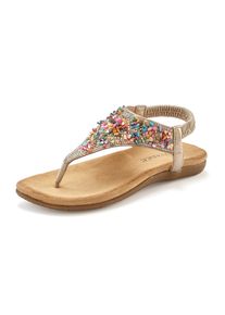 Vivance Damen Sandale "Sommerschuh", Gr. 41, bunt, Obermaterial: 100% Lederimitat. Decksohle: 100% Textilmaterial. Laufsohle: 100% Synthetik,