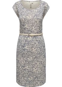 Ragwear Damen Shirtkleid "Lilithe YOUMODO", beige, casual, Gr. XXL, 50% Baumwolle, 50% Modal, Kleider, stylisches Sommerkleid mit Alloverprint
