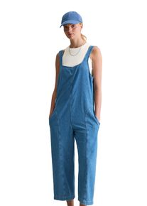 Marc O'Polo Damen Overall "mit recyeltem Leinen-Garn", blau, casual, Gr. XS, MARC O'POLO DENIM, unifarben, Obermaterial: 47% Baumwolle, 33% Lyocell, 20% Leinen,