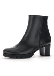 Gabor Damen Stiefelette "St. Tropez", Gr. 42, schwarz, Nappaleder, unifarben, klassisch, Schuhe, mit Reißverschluss
