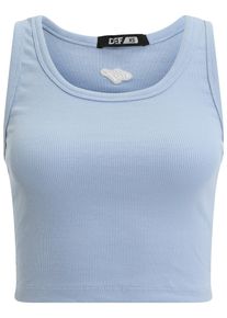 DEF Herren Muskelshirt "DEF Damen DEF BASE Tanktop", blau, casual, Gr. XS, unifarben, 95% Baumwolle, 5% Elasthan, Shirts