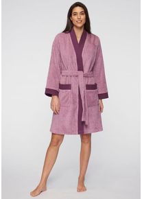 Vivance Dreams Bademantel mehrfarbig Gr. S/32 für Damen. Nachhaltig.