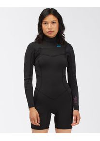 Billabong Damen Sportanzug "2/2mm Synergy"schwarz palms, Gr. 10, 80% Neopren, 20% Nylon, Sportanzüge