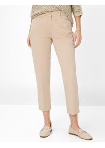 Brax Damen 5-Pocket-Hose "Style MARA S", beige, Gr. 44, 96% Baumwolle, 4% Elasthan, Hosen