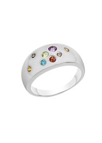 Celesta Damen Fingerring "925 Silber rhodiniert", 056 (17,8), Silber 925 (Sterlingsilber), silber, Silber 925 (Sterlingsilber), Fingerringe