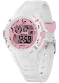 Ice Watch ICE-WATCH Kinder Chronograph "ICE digit explorer - Small"weiß, rosa, Armbanduhren, Quarzuhr, Armbanduhr, Kinderuhr, digital, Geschenkidee