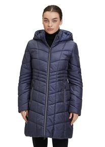 Betty Barclay Damen Outdoorjacke "Betty Barclay Outdoorjacke mit abnehmbarer Kapuze", blau, casual, Gr. 36, Obermaterial: 88% Polyester, 12%