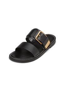 Marc O'Polo MARC O'POLO Damen Sandale "aus edlem Rindleder", Gr. 42, schwarz, Obermaterial: 100% Leder (Rind), unifarben, Schuhe