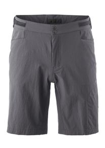 Gonso Herren Fahrradhose "Adventure Shorts M", grau, Gr. M, 90% Polyamid, 10% Elasthan, Hosen, Strapazierfähig und formstabil