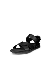 Ecco Damen Sandale "Ecco SAMARA W", Gr. 36, schwarz, Leder, klassisch, Schuhe, Sommerschuh, Urlaubsandale, Sandalette mit Klettverschluss