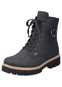 Rieker Damen Winterstiefelette, Gr. 41, schwarz, Lederimitat, elegant, Schuhe, mit Rieker-Tex Ausstattung