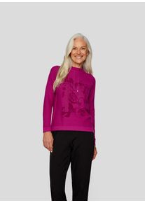 Rabe Damen Strickpullover "Pullover", pink, feminin, Gr. 48, unifarben, 50%Polyester 30%Viskose 20%Polyamid, Pullover