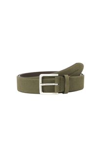 Marc O'Polo MARC O'POLO Damen Ledergürtel "aus geschmeidigem Rindleder"oak ash, Gr. 85, unifarben, Rindsleder, Gürtel