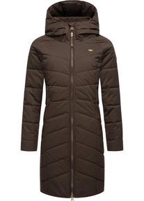 Ragwear Damen Steppmantel "Dizzie Coat", braun, modisch, Gr. XL, Außenmaterial: 100% Polyester, Innenfutter: 100% Polyester, Wattierung: 100%