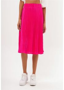 FRESHLIONS Damen Sommerrock "Danica", pink, Gr. S, 100% Polyester, Röcke, im einfarbigen Design