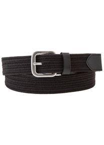 Levi's LEVI'S Damen Stretchgürtel "STRECH WOVEN BELT OV", schwarz, casual, Gr. 95, Kunstfaser, Gürtel