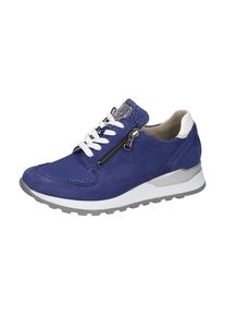 Waldläufer WALDLÄUFER Damen Keilsneaker "HIROKO", Gr. 5, blau, Nubukleder, Textil, Nappaleder, sportlich, Schuhe, Schnürschuh, Freizeitschuh, Halbschuh,