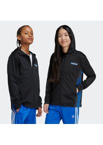 Kinder Kapuzensweatshirt "ADIBREAK FZ HD", schwarz, sportlich, Gr. 176, adidas originals, Obermaterial: 100% Polyester, Sweatshirts