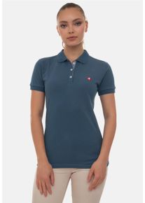 Damen Poloshirt "Angie", blau, casual, Gr. XL, SIR RAYMOND TAILOR, unifarben, 100% Baumwolle, Shirts, in klassischem Design