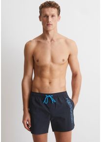 Marc O'Polo MARC O'POLO Damen Badeshorts "Essentials Beach Jersey", blau, casual, Gr. S, unifarben, Obermaterial: 100% Polyamid, Badehosen, mit seitlichem