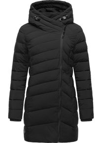 Ragwear Damen Wintermantel "Teela", schwarz, modisch, Gr. XL, Außenmaterial: 100% Polyester, Innenfutter: 100% Polyester, Wattierung: 100% Polyester,