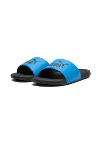 Puma Kinder Badesandale "COOL CAT 2.0 JR", Gr. 38, blau, Synthetik, sportlich, Schuhe